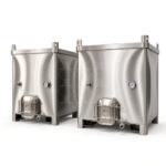 ถัง IBC สแตนเลส 1000L พร้อมกรอบสำหรับการจัดเก็บอุตสาหกรรม - รูปที่ 4