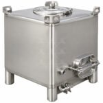 Нержавіючі сталеві контейнери IBC 350-2000L | SUS304/316L Проміжні великі контейнери - Зображення 4