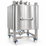 Tanque IBC Tote de 1000L CE SS304 SS316L para almacenamiento químico - Imagen 5