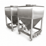 304/316L Stainless Steel IBC Container 1000L untuk Penyimpanan Kimia - Gambar 6