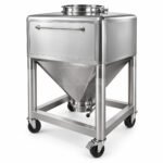 Serbatoio IBC in acciaio inossidabile rivestito SS304/SS316 per lo stoccaggio di liquidi alimentari, chimici e cosmetici