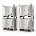 Δοχείο IBC από ανοξείδωτο χάλυβα SS304 500L-2000L για μεταφορά υγρών τροφίμων και χημικών - Εικόνα 3