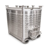 Kozmetik Ham Malzeme Depolama için Paslanmaz Çelik 1000-3000L IBC Tote Tank - Görsel 2