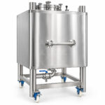 스테인리스 스틸 사각 물 탱크 500L 800L 1500L 2000L IBC 토트 - 이미지 3