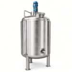 เครื่องปฏิกรณ์สแตนเลสแบบหุ้มฉนวน 200L พร้อมมอเตอร์กันระเบิด, การควบคุม PID/PLC สำหรับการพอลิเมอไรเซชันและการประมวลผลเคมี