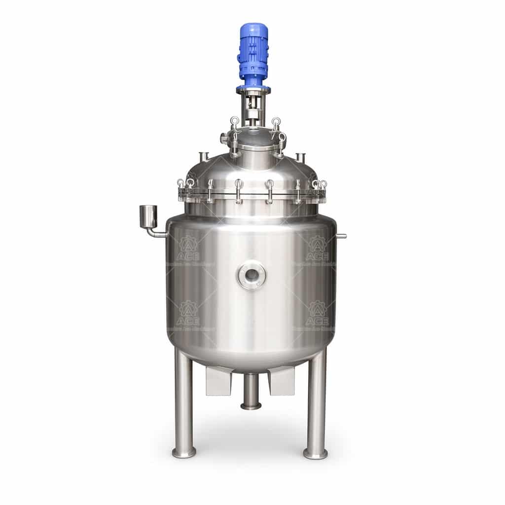 A_231.jpg Serbatoio di miscelazione in acciaio inossidabile 304, reattore di emulsificazione riscaldato elettricamente, serbatoio di miscelazione e emulsificazione per prodotti lattiero-caseari - immagine 1