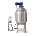 Serbatoio di miscelazione in acciaio inossidabile 304, reattore di emulsificazione riscaldato elettricamente, serbatoio di miscelazione e emulsificazione per prodotti lattiero-caseari - immagine 2