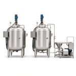 500L Stainless Steel Double-Layer High Shear Vacuum Emulsion Reactor - Image 3