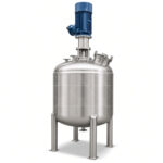 500L Stainless Steel Electric Heating Reactor with Vacuum Emulsification for Cosmetic & Liquid Processing - Image 6