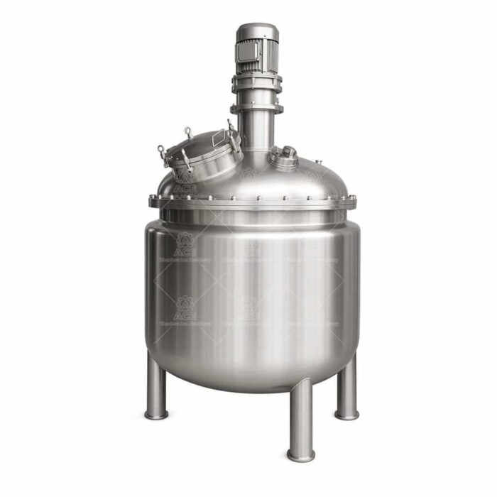 50-500L Food Grade Stainless Steel Chemical Reactor with Mixer & Steam Explosion - Image 2