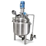 50-500L Food Grade Stainless Steel Chemical Reactor with Mixer & Steam Explosion - Image 5