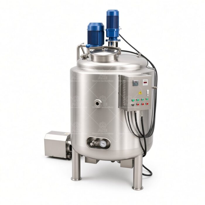 50-500L Food Grade Stainless Steel Chemical Reactor with Mixer & Steam Explosion - Image 6