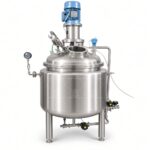 Reattore miscelatore emulsionante in acciaio inox da 5 tonnellate per lozione, detergente e pasta morbida - immagine 2