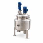 Industrieller Edelstahlfermenter-Bioreaktor mit PLC-Belüftung und Rührwerk
