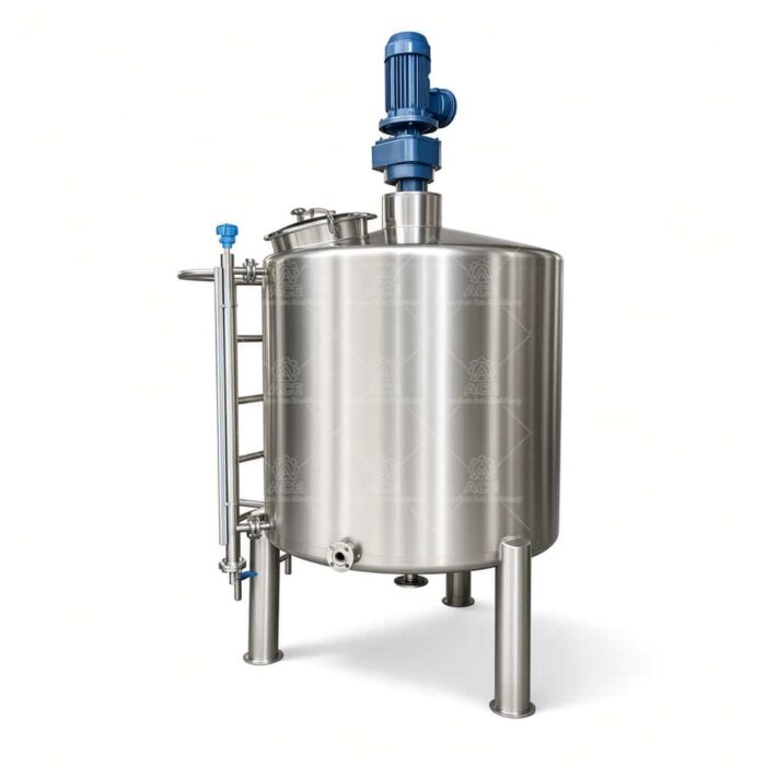 Industrieller Edelstahlfermenter-Bioreaktor mit PLC-Belüftung und -Rührung – Bild 6