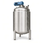 Tanque de Reator de Mistura em Aço Inoxidável Industrial de 200L a 5000L com Agitador - Imagem 2