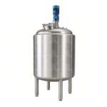 Tanque de Mezcla de Acero Inoxidable Industrial con Sistema de Control PLC Reactor de Agitador Aislado para Alimentos Químicos Biotecnológicos - Imagen 5