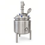 500L SUS304 Jacketed Reactor Vessel med Agitator, GMP Overensstemmende til Kosmetik & Biotech Blanding