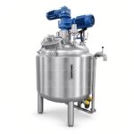 Umhüllter Edelstahl-Mischbehälter-Reaktor mit Rührmotor, Heizung & Kühlung für die chemische und Lebensmittelindustrie – Bild 3