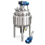 Stainless Steel Cosmetic Mixing Tank Reactor Electric Heating Magnetic Stirrer - Image 3