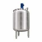 Serbatoio reattore in acciaio inossidabile controllato da PLC con agitatori, 300L-10000L - immagine 2