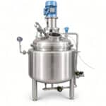 Horno de reacción de esmalte controlado por PLC de 2000L para mezcla química - Imagen 5