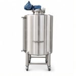 SUS316L Shampoo Production Line Cosmetic Lotion Cream Mixing Reactor Tank - Image 2