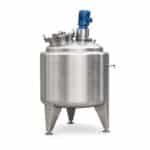 Serbatoio di miscelazione liquido in acciaio inossidabile da 500L con azionamento a frequenza variabile e riscaldamento elettrico per reattore chimico - immagine 2