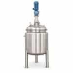 Stainless Steel Chemical Reactor with Magnetic Stirrer & Storage Tank