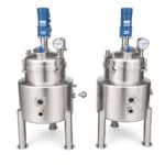 Roestvrijstalen chemische reactor met magnetische roerder en opslagtank - Afbeelding 5