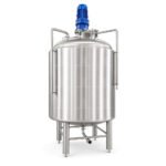 Stainless Steel Crystallization Reactor with Agitator & Conical Bottom for Salt, Sugar & Chemical Processing - Image 5