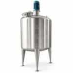 Reaktor Kettle Bertekanan Berjaket Stainless Steel dengan Motor Pengaduk PLC untuk Proses Pencampuran Industri Kimia - Gambar 2