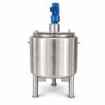 Stainless Steel Jacketed Chemical Reactor with PLC Agitator & Steam Heating - Image 2
