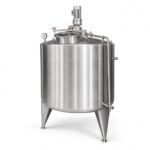 Stainless Steel Magnetic Agitator Stirrer with Dual Propeller Bottom Flange Mount - Image 4