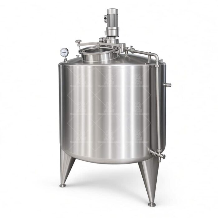 Stainless Steel Magnetic Agitator Stirrer with Dual Propeller Bottom Flange Mount - Image 4