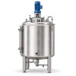 Stainless Steel Mixing Reactor with Agitator & Side Feeder for Liquid Blending - Image 2