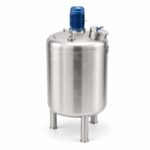 Stainless Steel Mixing Reactor with Agitator & Side Feeder for Liquid Blending - Image 4