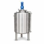 Stainless Steel Mixing Reactor with Agitator & Side Feeder for Liquid Blending - Image 6