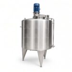Stainless Steel Mixing Tank with Bottom Emulsifier & Circulation Reactor - Image 3