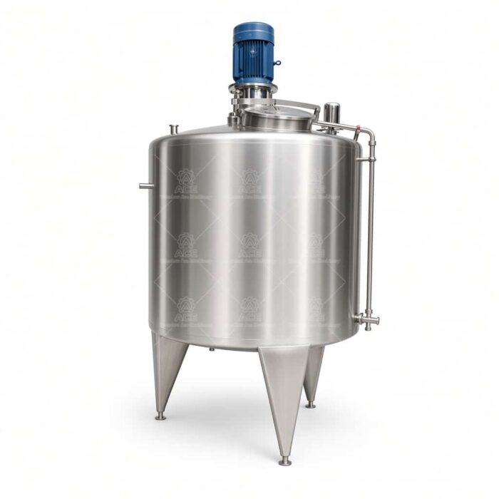 Stainless Steel Mixing Tank with Bottom Emulsifier & Circulation Reactor - Image 3