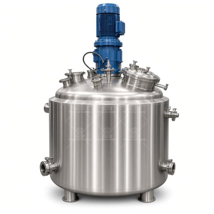 Stainless Steel Mixing Tank with Bottom Emulsifier & Circulation Reactor - Image 4