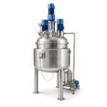 Stainless Steel Motor Driven Reactor Kettle with Flanged Cover Seal for Chemical Food Industrial Processing