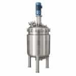 Stainless Steel Reaction Kettle with Agitator Motor for Chemical Mixing - Image 3