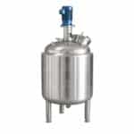 Tanque reactor con chaqueta de acero inoxidable y mezcla para procesamiento químico - Imagen 4