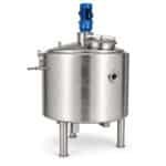 Tanque reactor revestido de acero inoxidable con mezcla para procesamiento químico - Imagen 6