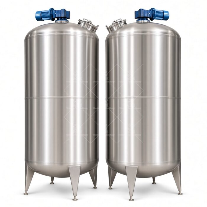 Stainless Steel Reactor Mixing Tank for Food, Beverage & Detergent Production - Image 4