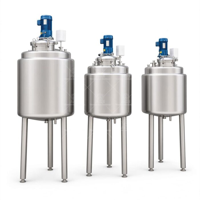 3000L Stainless Steel PLC-Controlled Bioreactor Tank - Image 6