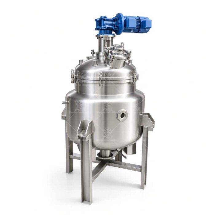 Custom Stainless Steel Vacuum Dispersion Stirring Reactor for Chemical Mixing - Image 2