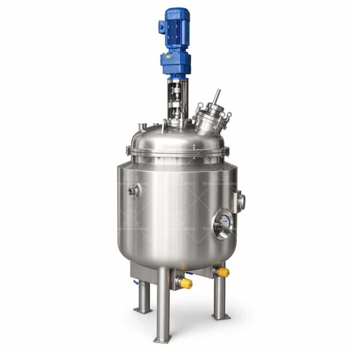 Custom Stainless Steel Vacuum Dispersion Stirring Reactor for Chemical Mixing - Image 3