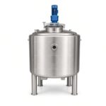 500L Stainless Steel Vacuum Mixing Tank with Agitator Motor Reactor - Image 2